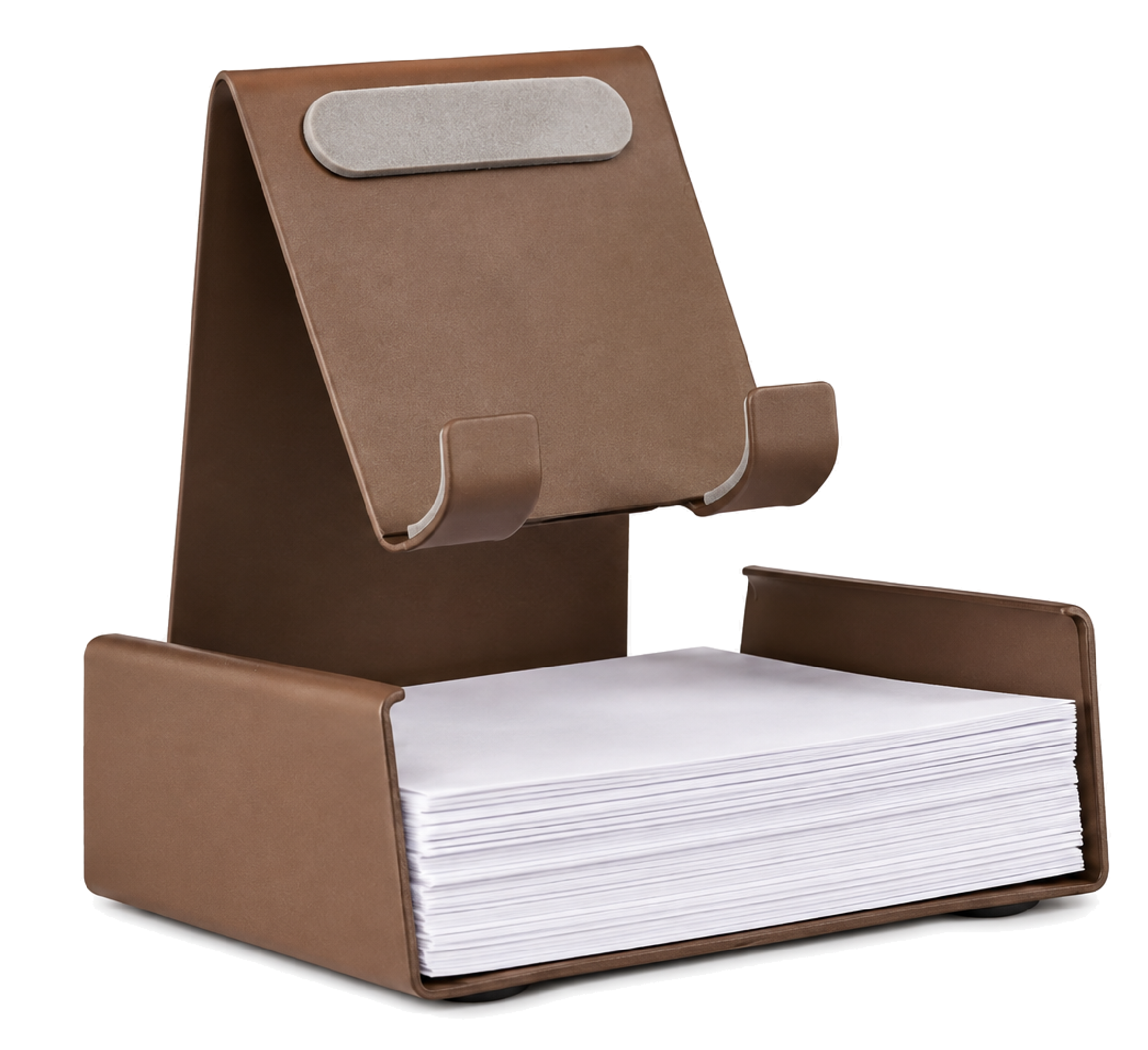 Mobile Stand Brown with Chitpad