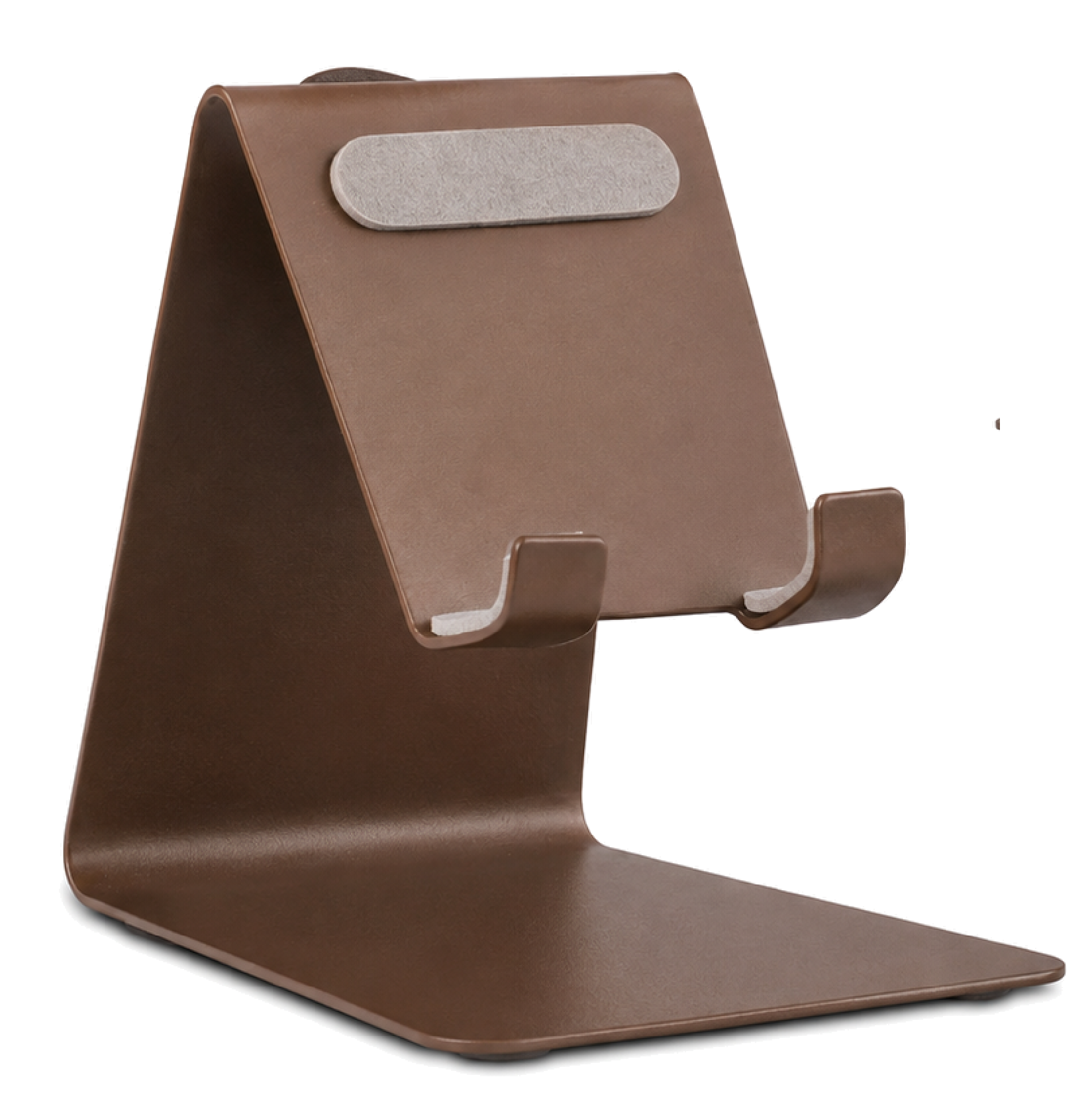 Mobile Stand Brown with Specs Holder