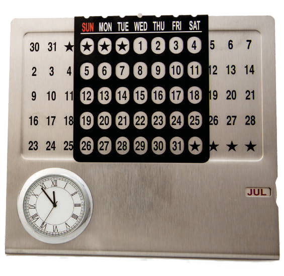 Perpetual Calendar Clock