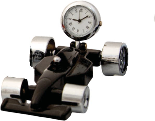 F1 Racing Car Clock