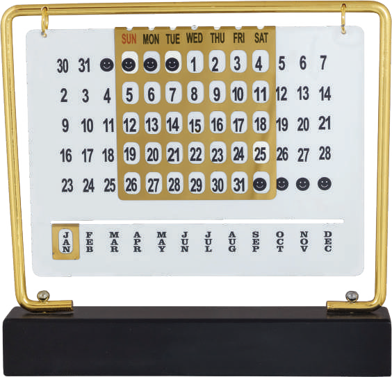 Gold Perpetual Calendar