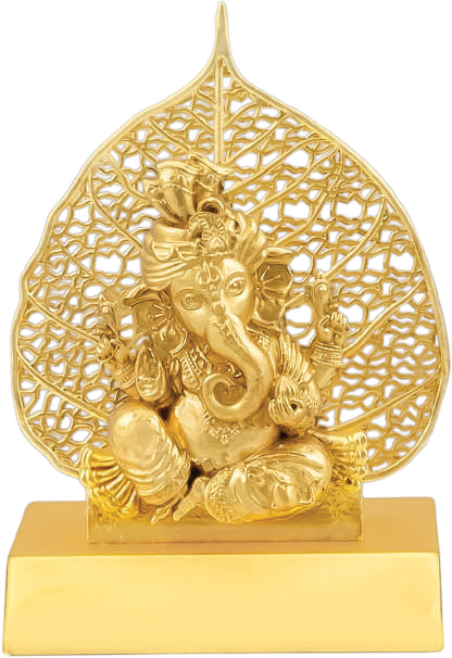 Ganesha Filigree Leaf